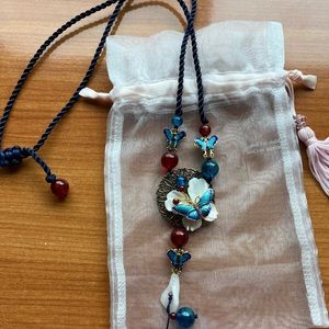 Butterfly necklace - 18" long